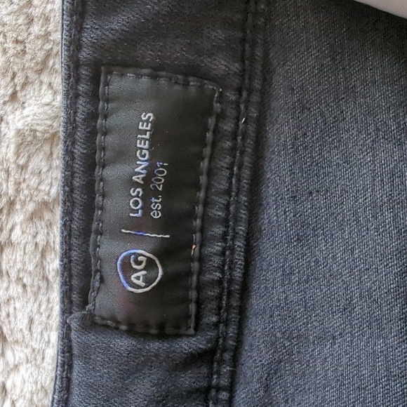 AG Adriano Goldschmied Faded Black Farrah High Rise Skinny Jean Size 25 Waist 26 - Picture 2 of 6